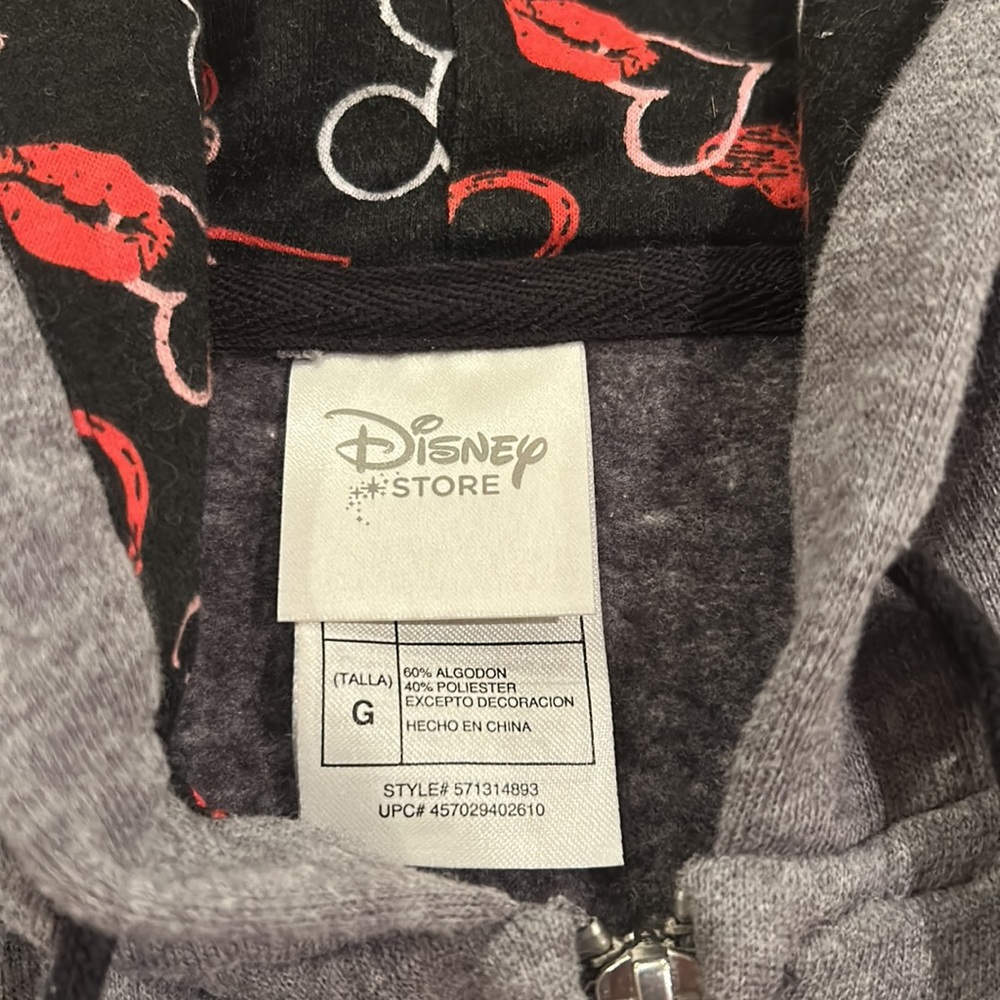 Vintage Disney Minnie & Mickey Valentine's Day love zip up hoodie - Picture 4 of 7